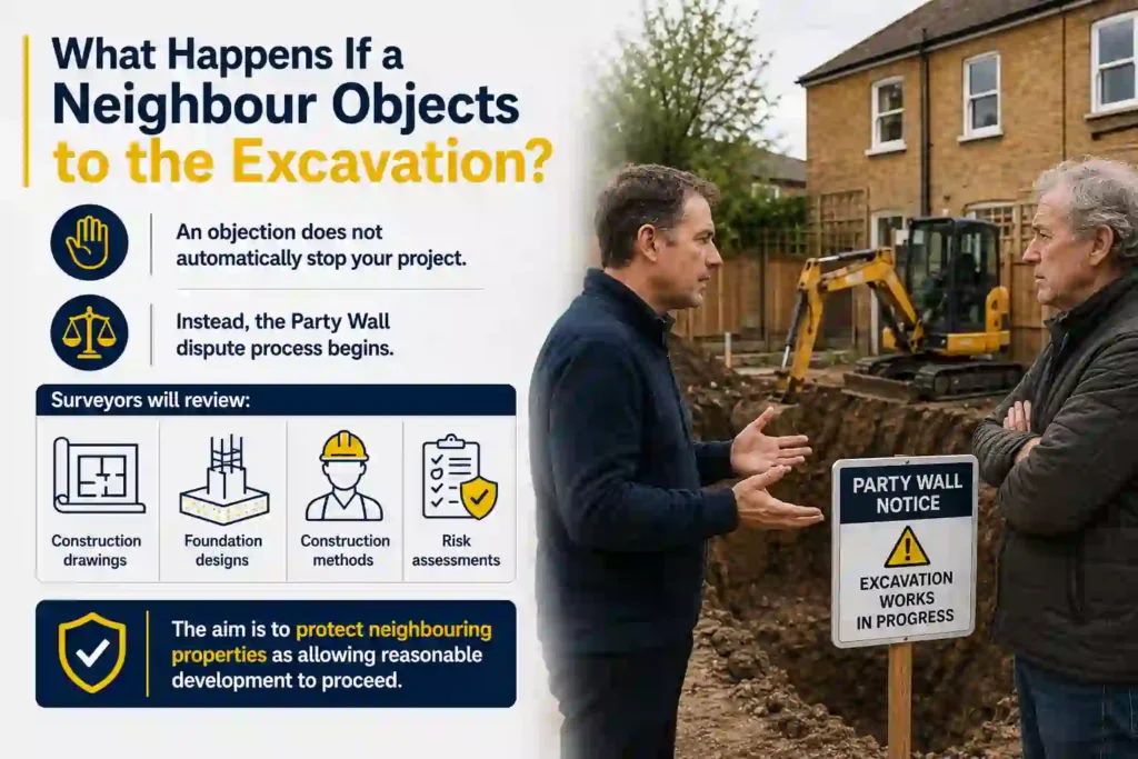 The Complete Guide to Section 6 Excavation Notices 3 What Happens If a Neighbour Objects to the Excavation Reading